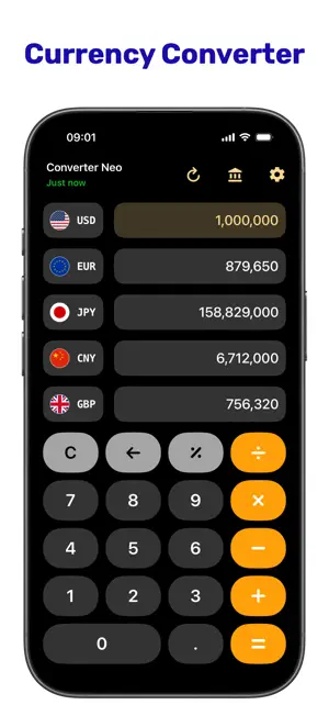 Currency Converter Neo screenshot 1