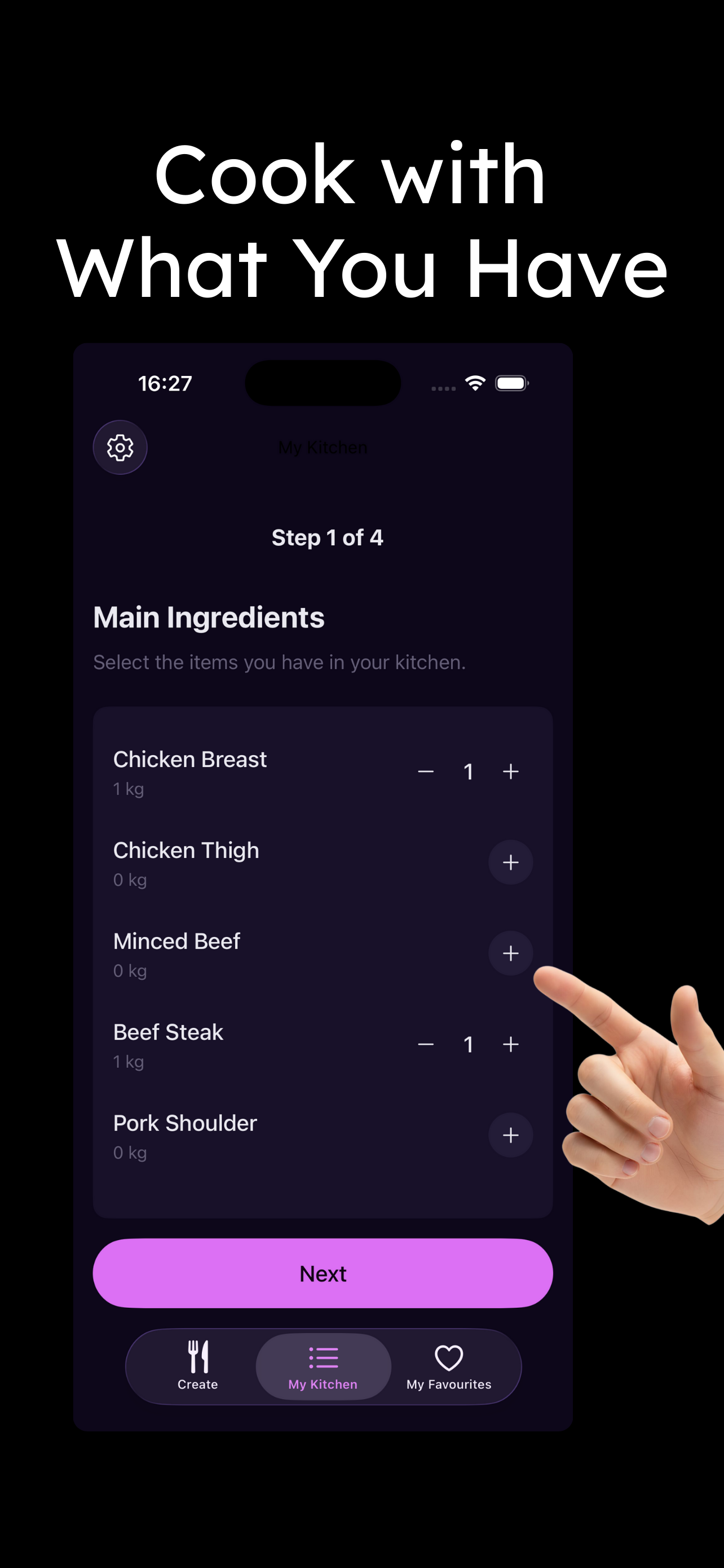 What2Eat AI: Recipe Generator screenshot 2