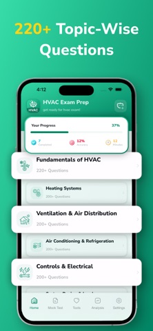 HVAC Exam Practice Prep Pass screenshot