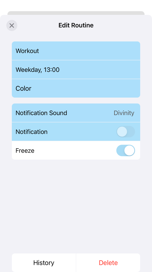#4. Week Routine (iOS) By: ibrahim uysal