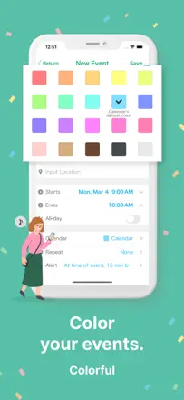 Simple Calendar - SimpleCal : capture d’écran 3 sur 7