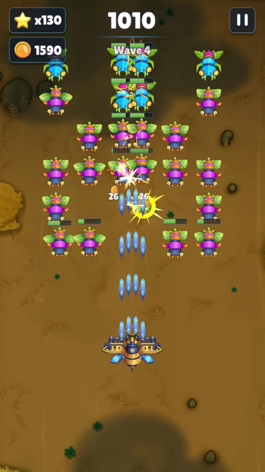 #1. ZomBees Rush (iOS) 由: Playin