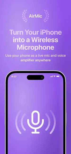 Virtual Microphone - AirMic screenshot 1