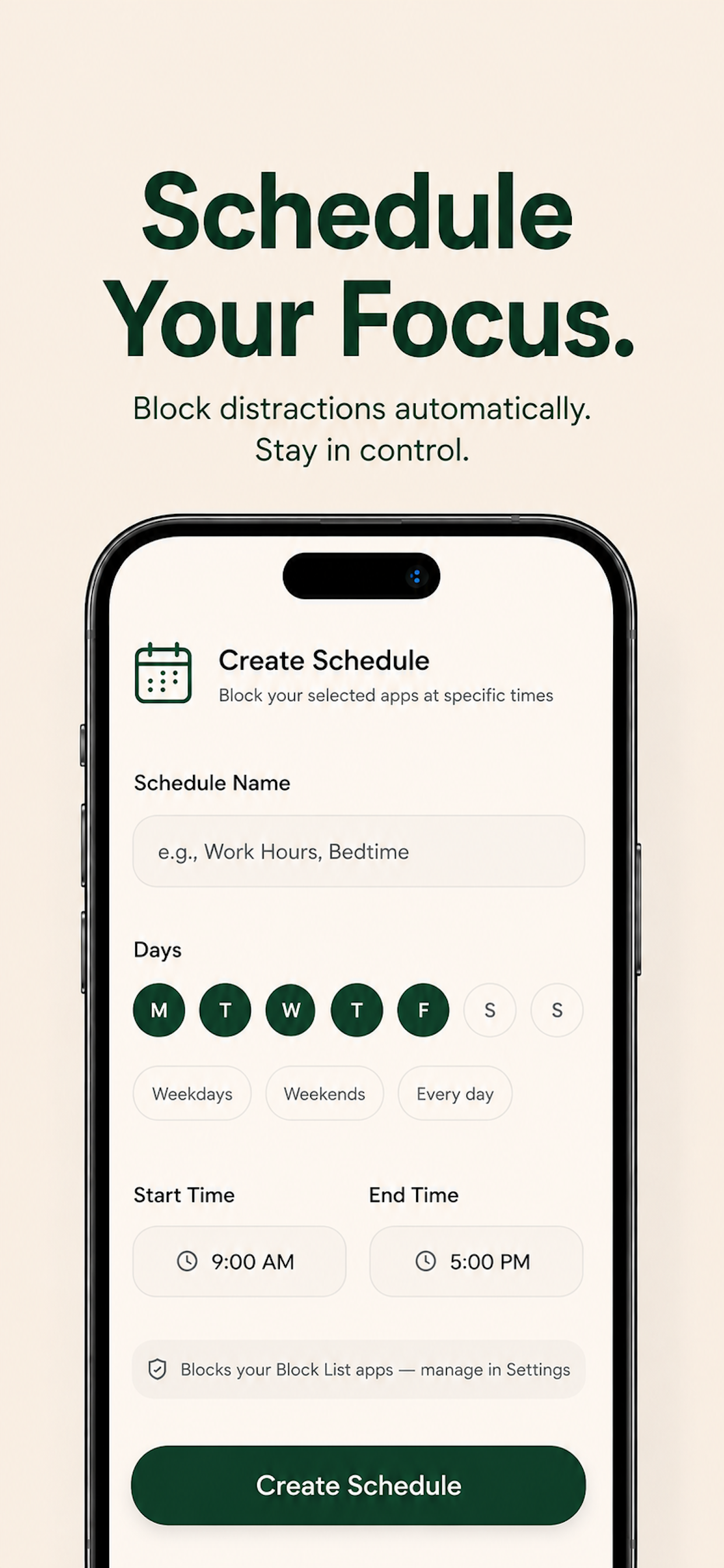 Greenhouse: App Blocker, Focus screenshot 8