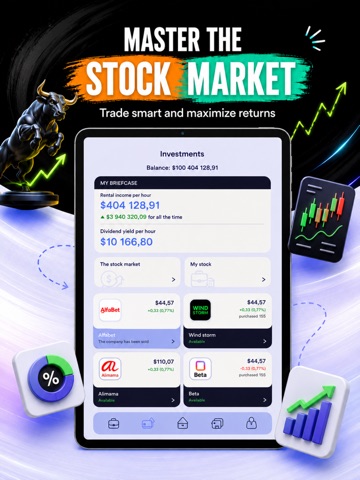 Profit Money: Business Game iPad screenshot