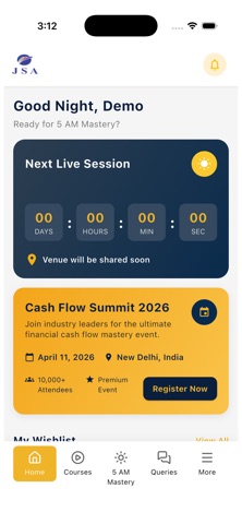 JSA-Cashflow screenshot