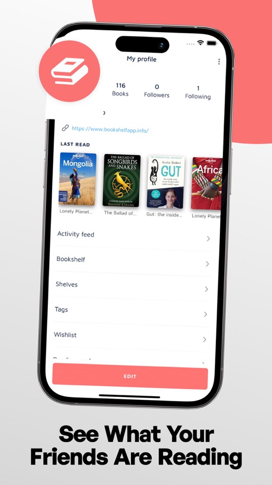 #5. Bookshelf-Your virtual library (iOS) 由: Damir Juretic