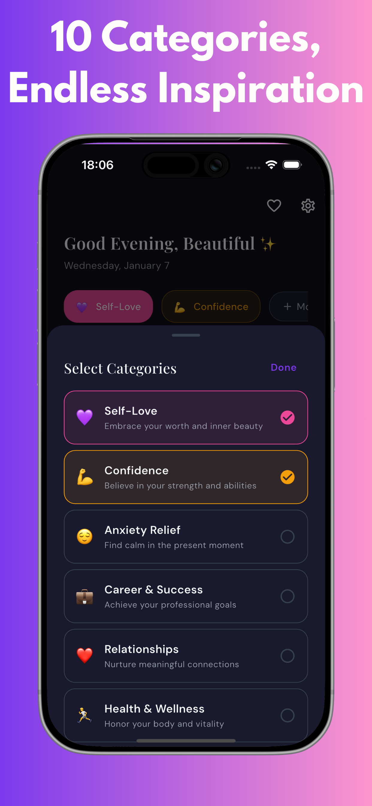 Affirmi: AI Affirmations screenshot 2