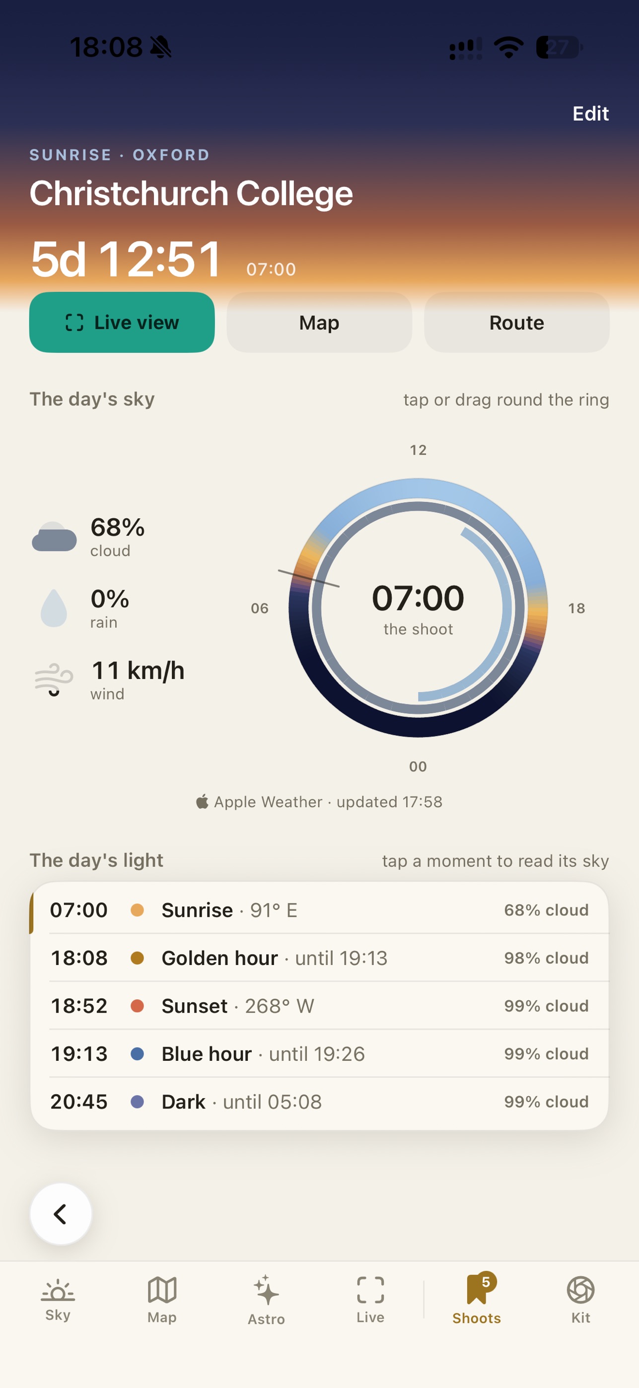 Screenshot 5 of Solander: Sun & Moon Planner