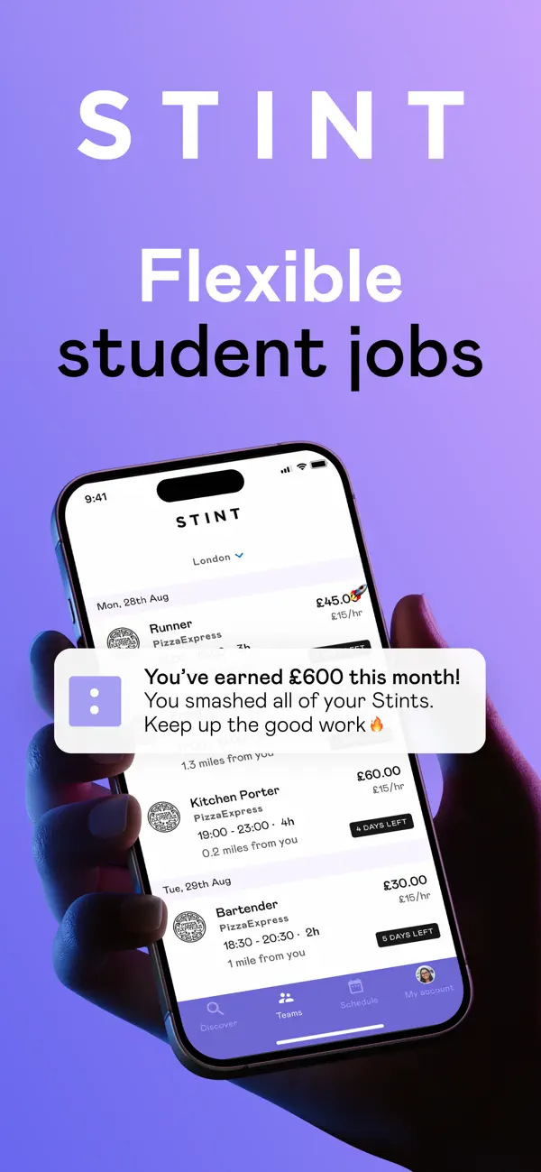 Screenshot #1 pour Stint Students