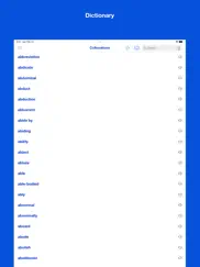 dictionary of english collocations ipad resimleri 1