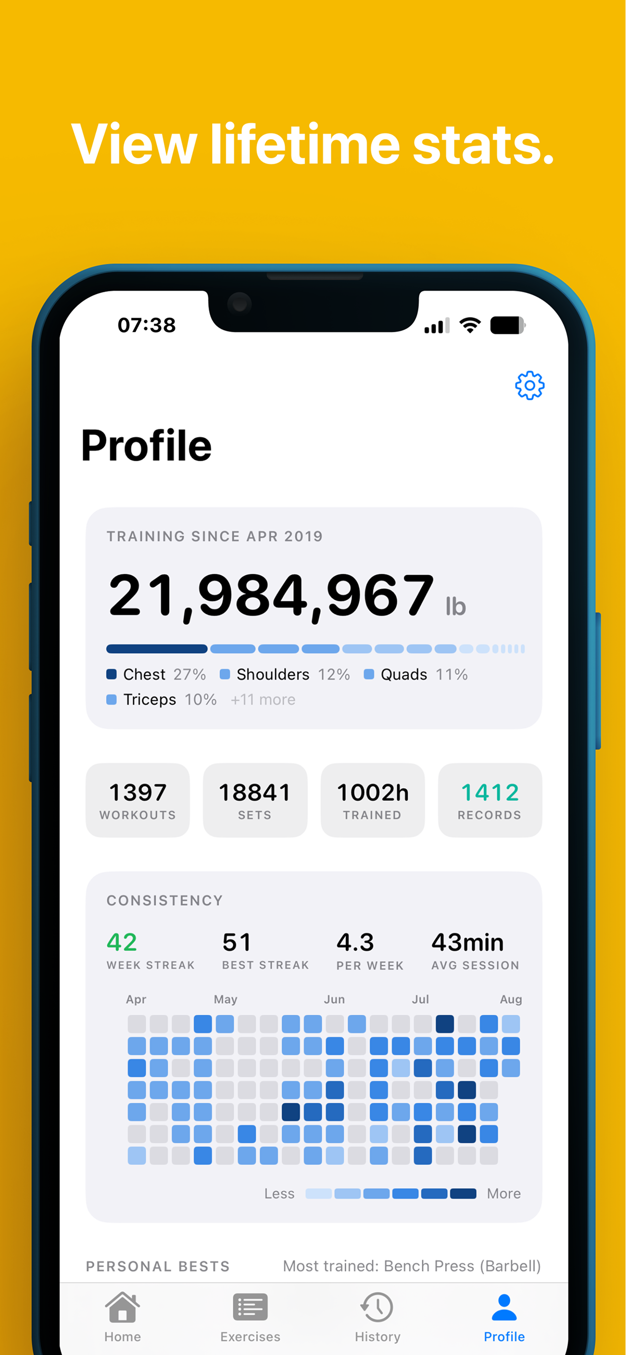 Beast: Workout Tracker Gym Log screenshot 3