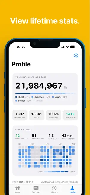 Beast: Workout Tracker Gym Log screenshot 3