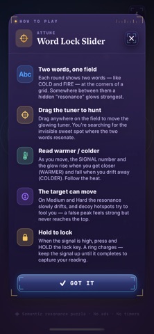 Word Lock Slider screenshot