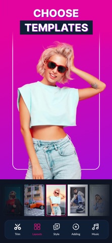 Boom Loop Video Maker Infinity iPhone screenshot