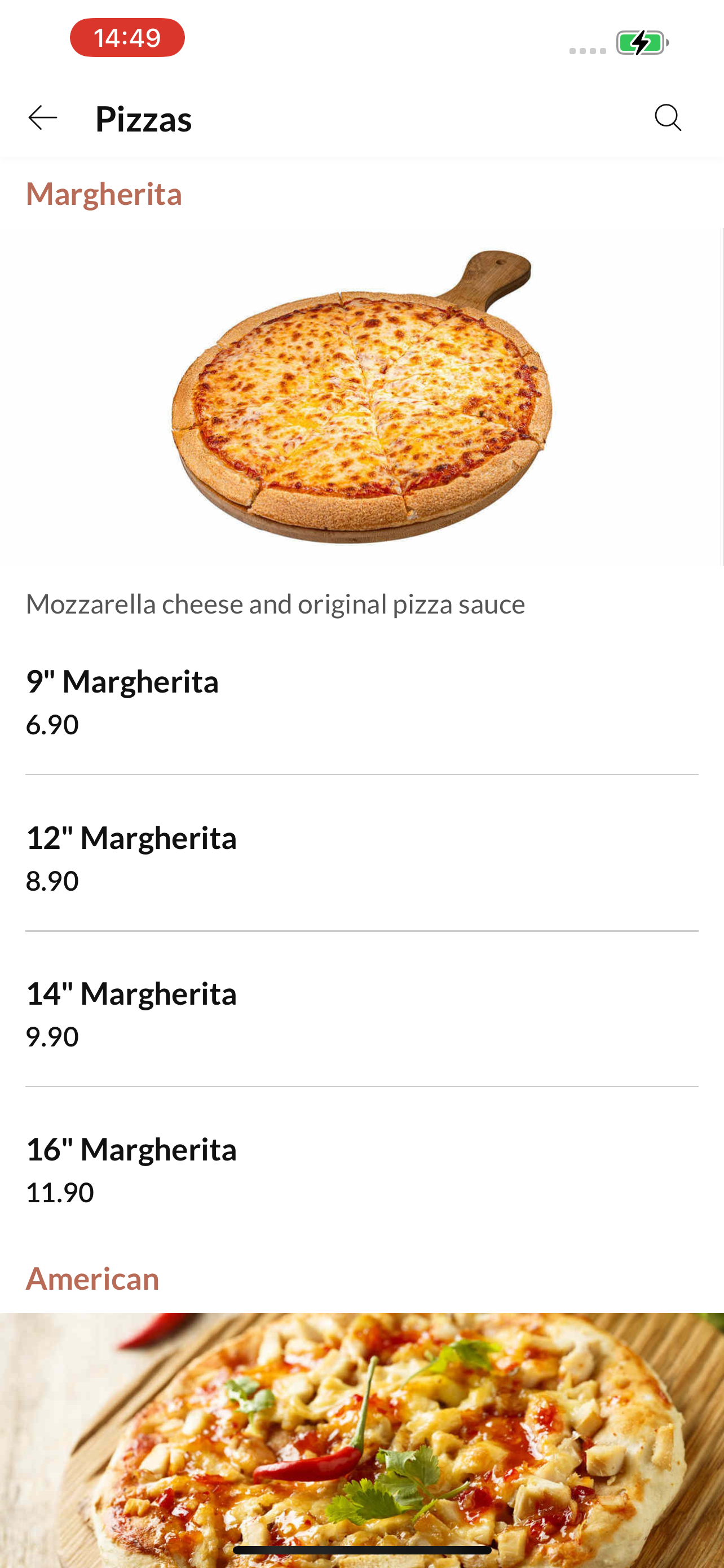 Tates Pizza screenshot 4