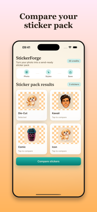StickerForge AI - Sticker Pack Screenshot 4 of 5