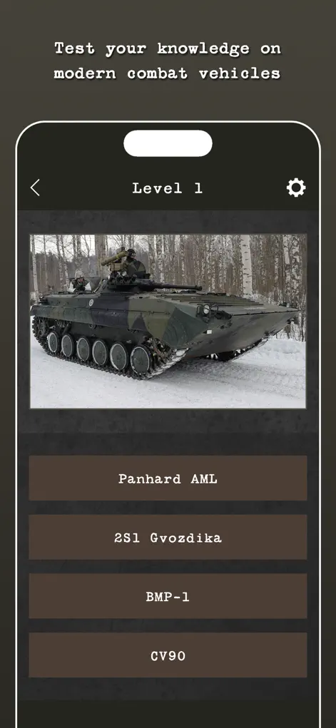 Name the AFV - Games App | MWM