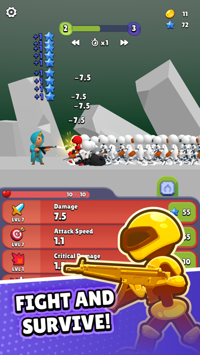 AI Rebellion－Stickman Fighting Screenshot