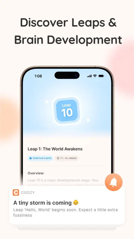 Coozy: Baby Milestone Tracker screenshot 5 of 9