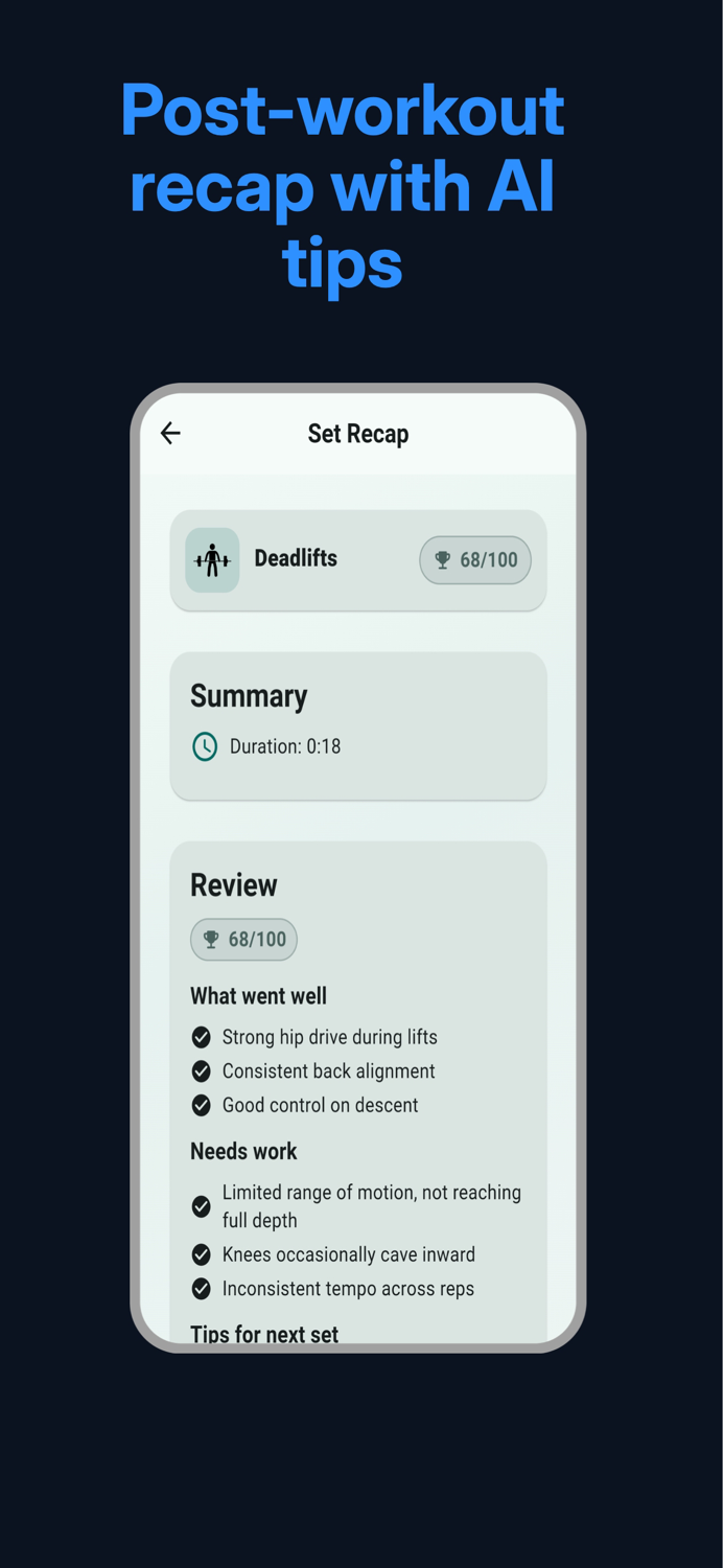 FitForm AI Workout Coach
