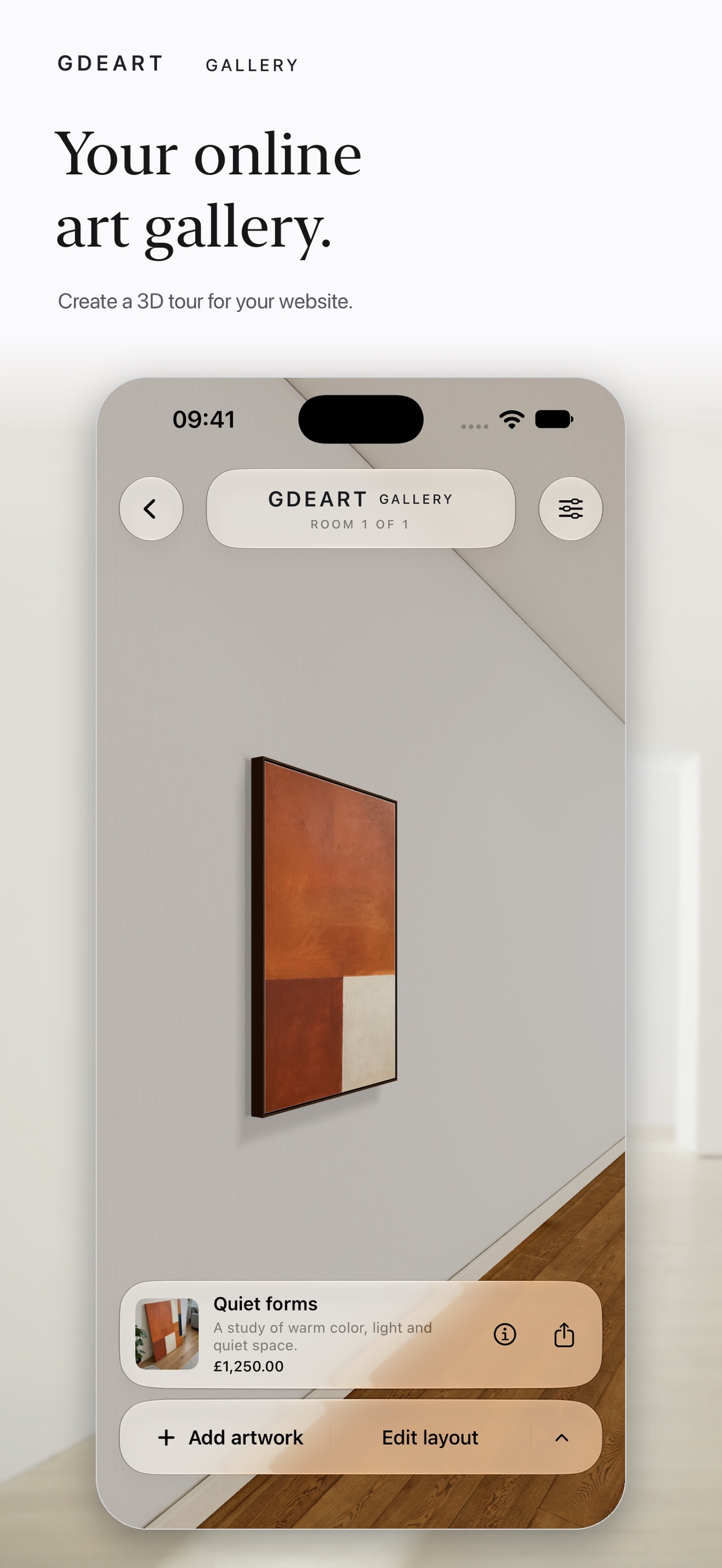Screenshot 1 of GDEART GALLERY