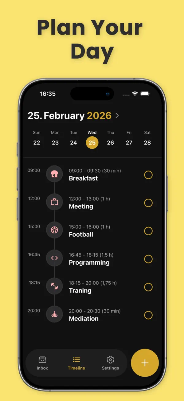 #1. MyDailyPlan: Daily Planner (iOS) Podle: Milad Noori