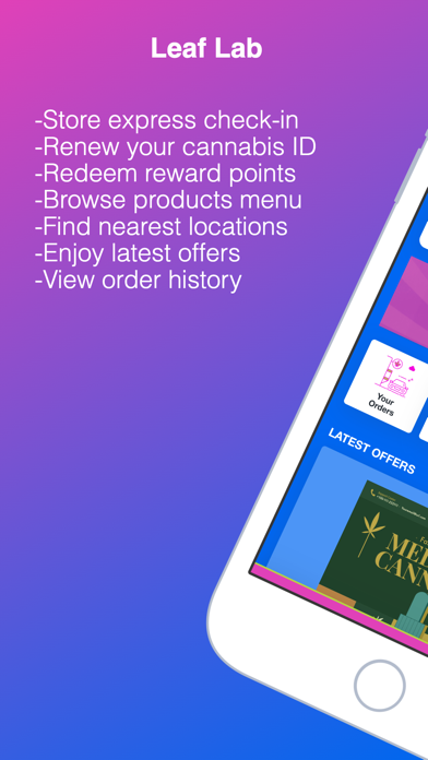 LeafLab Dispensary Screenshot