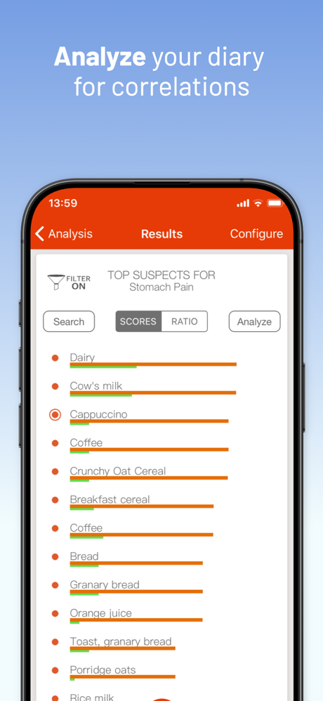 mySymptoms Food Diary screenshot 4