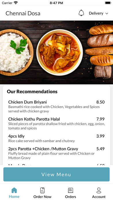 Chennai Dosa Screenshot
