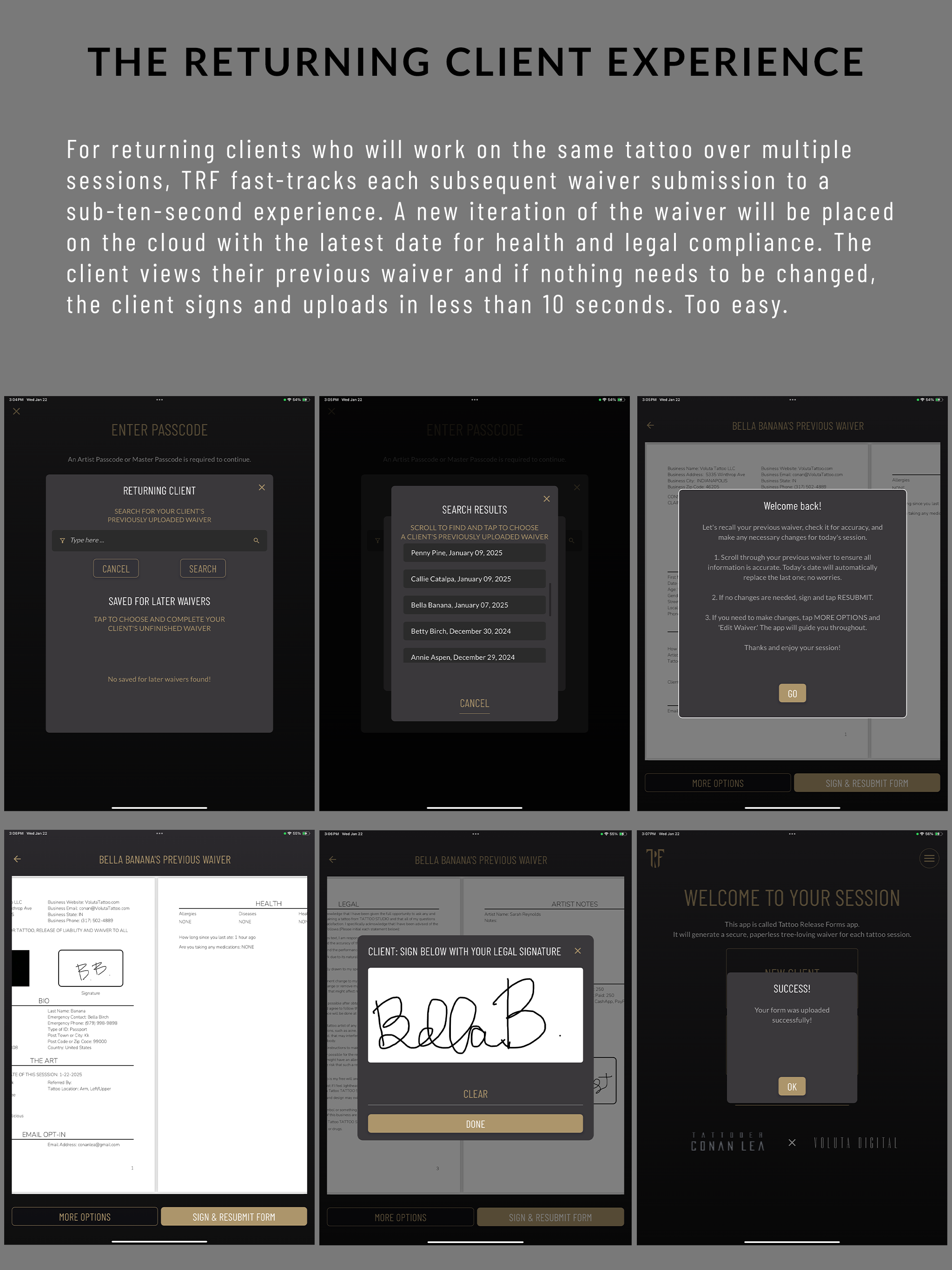 Tattoo Release Forms screenshot 5