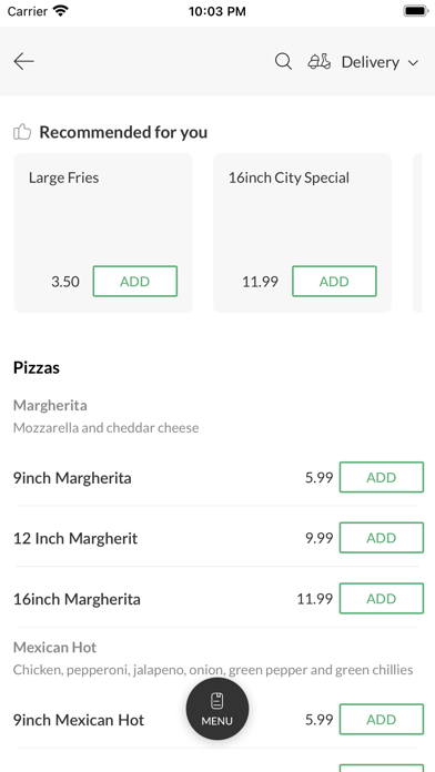 Pizza City Hockley Screenshot