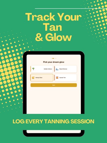 Tanning Tracker: Sun Glow iPad screenshot