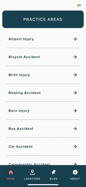 Facchetti Law screenshot 2