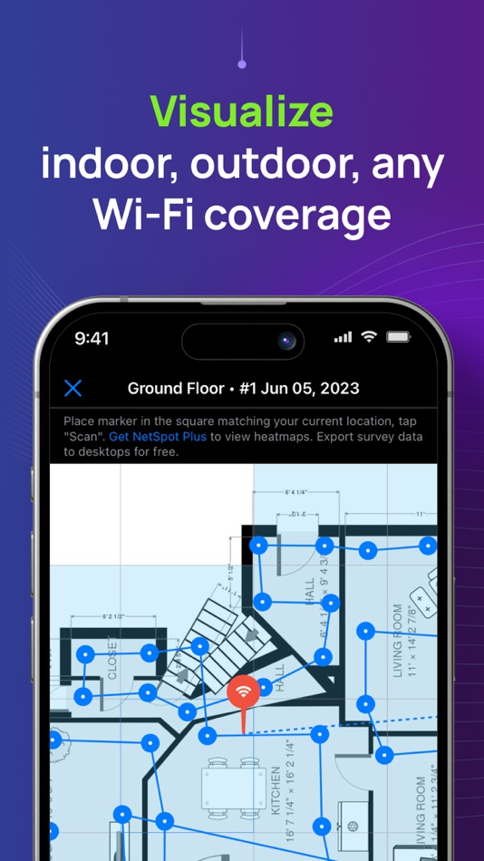 #4. NetSpot WiFi Analyzer (iOS) 게시자: Etwok Inc
