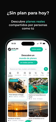 aiplan: things to do & events Screenshot 1 of 6