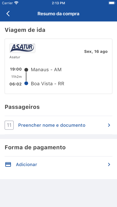 Viação Asatur Screenshot