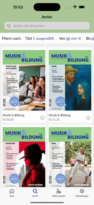 Musik & Bildung e-paper screenshot 2
