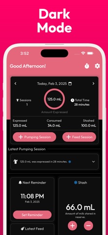 Pumping Tracker - Breast Milk screenshot