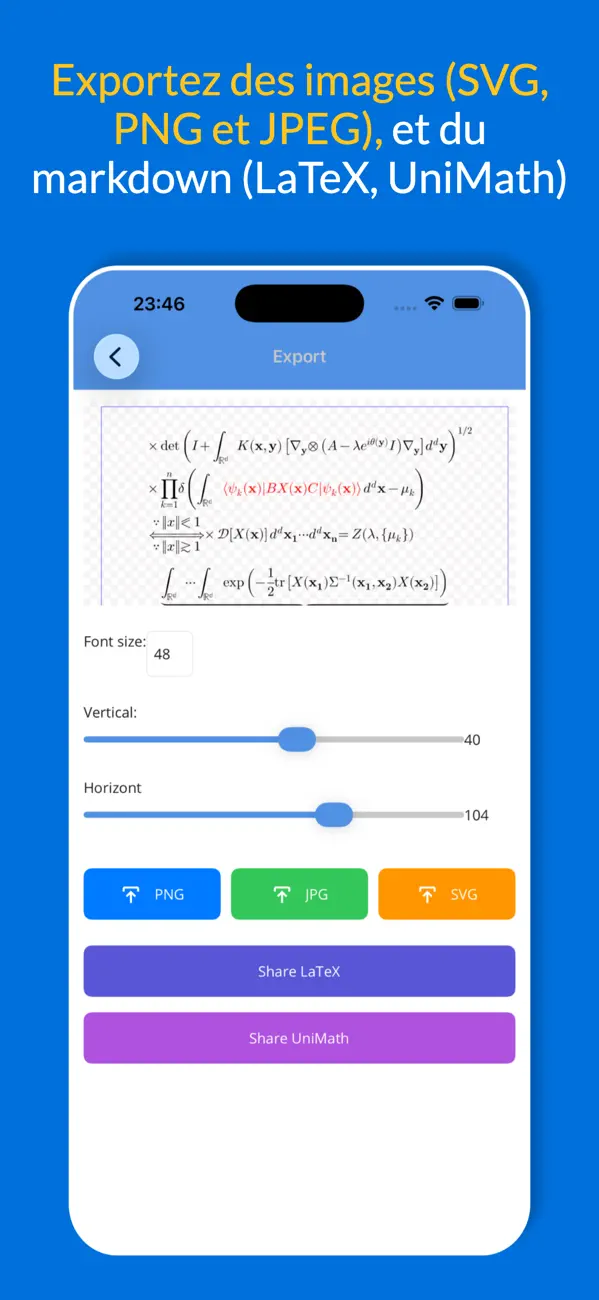 Screenshot #3 pour Mathify: Éditeur Maths