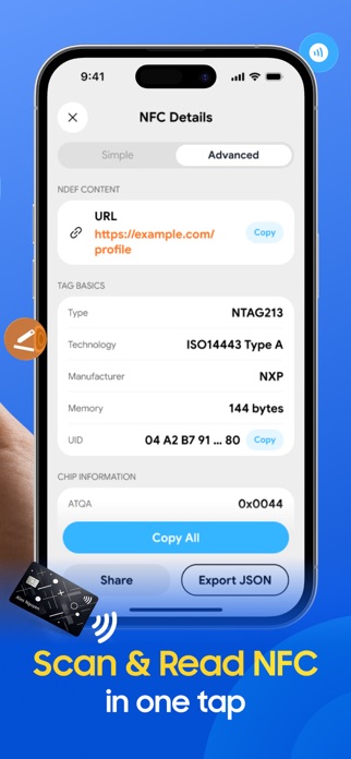 NFC Tools: Tag Reader & Writer Screenshot 2 of 8