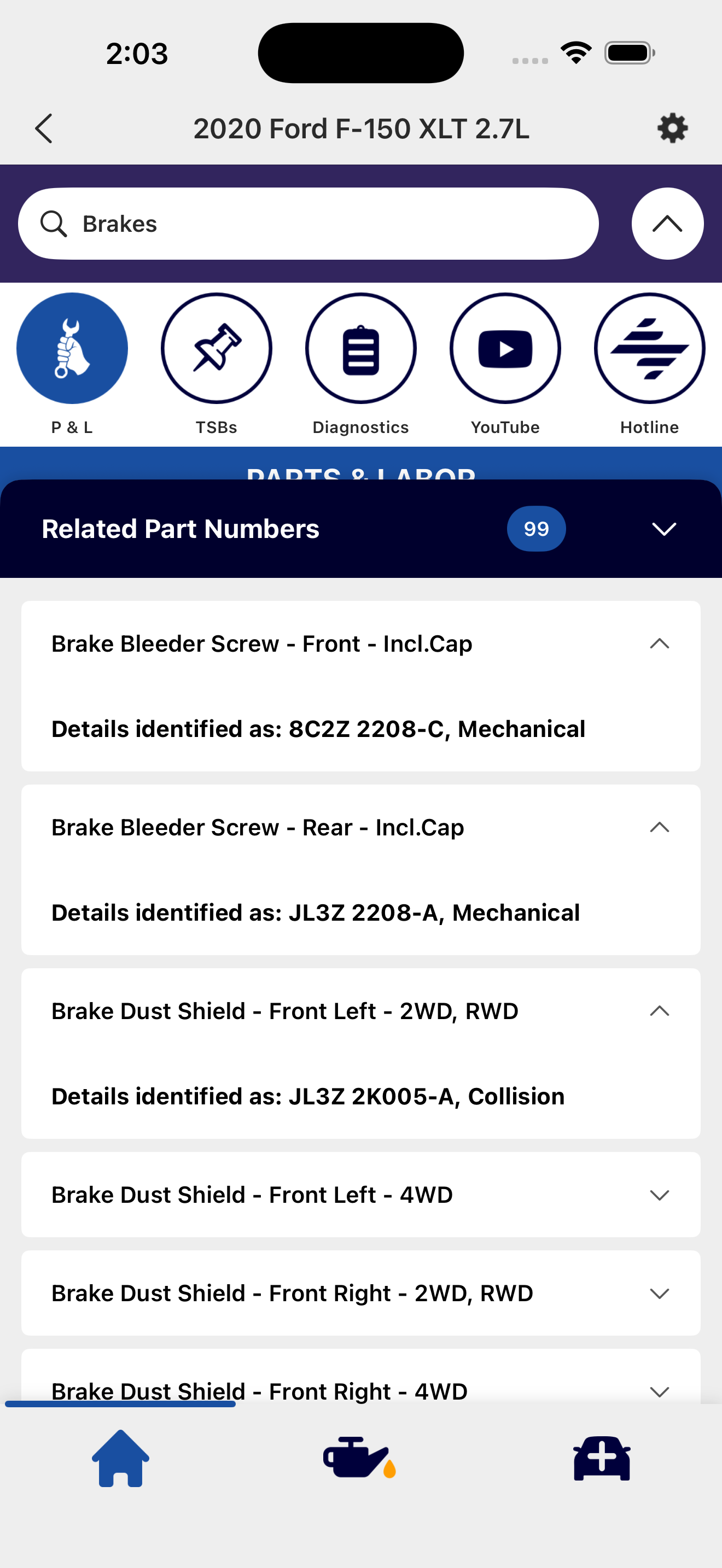 Direct-Hit Mobile by Identifix screenshot 4