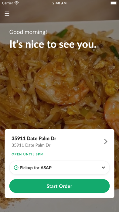 App screenshot