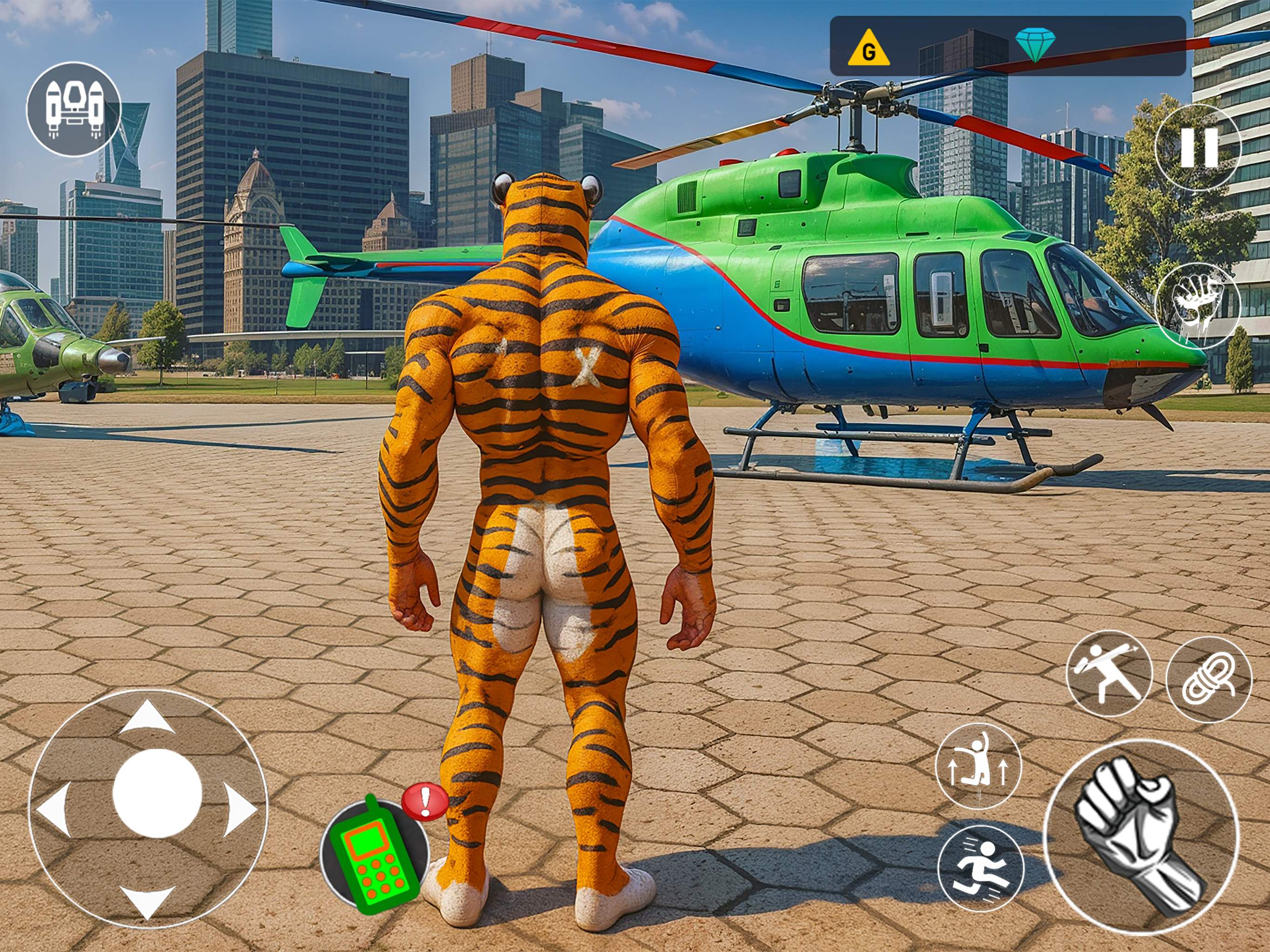 Angry Tiger Adveture Game