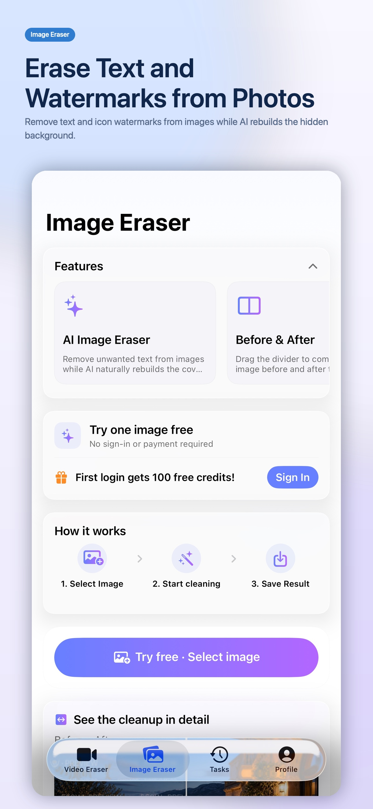 550W AI Eraser: Video & Photo screenshot 4