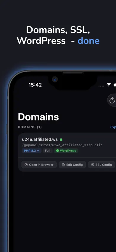 goPanel screenshot 3