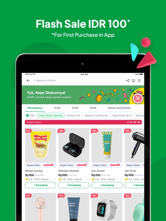Screenshot #2 for Tokopedia Guncang 8.8