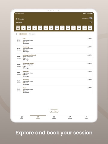 The Asana Club iPad screenshot 2
