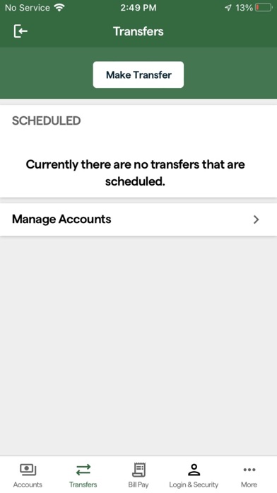PortageBankMobile Screenshot