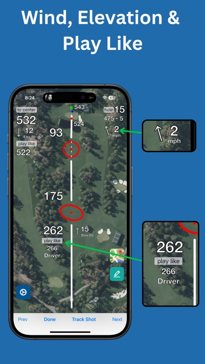 Golf GPS Range Finder: ForeFun screenshot-3